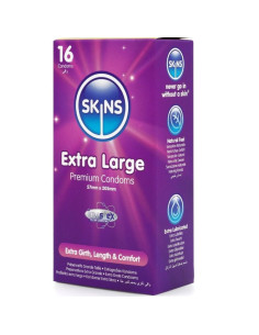 SKINS TAMANO XL PRESERVATIVOS PREMIUM PACK 16 2