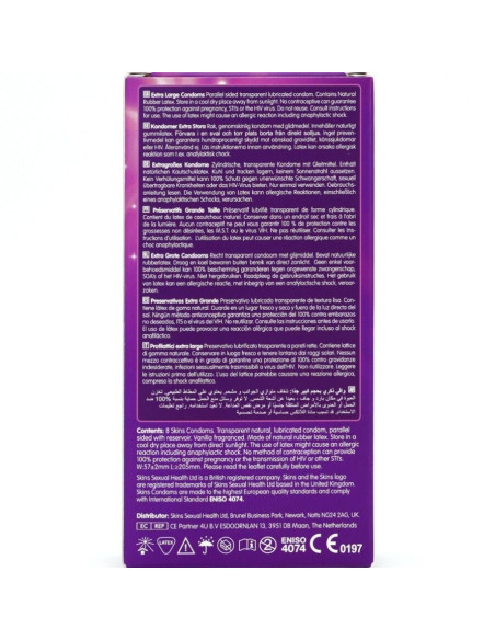 SKINS TAMANO XL PRESERVATIVOS PREMIUM PACK 8 SKINS TAMANO XL PRESERVATIVOS PREMIUM PACK 8