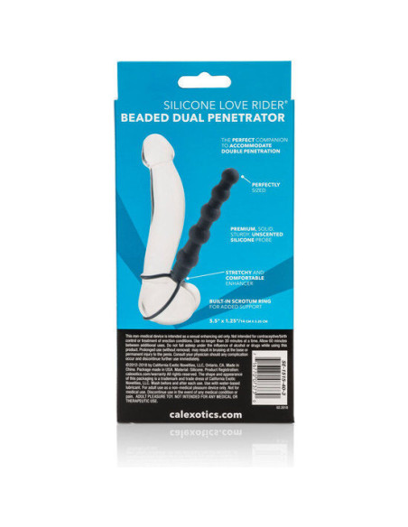 CALEXOTICS BEADED DUAL PENETRATOR PENETRADOR DOBLE CALEXOTICS BEADED DUAL PENETRATOR PENETRADOR DOBLE