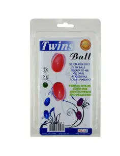 BAILE TWINS BALLS BOLAS ANALES ROSA 2