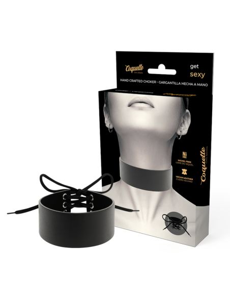 COQUETTE CHIC DESIRE CHOKER CUERO VEGANO