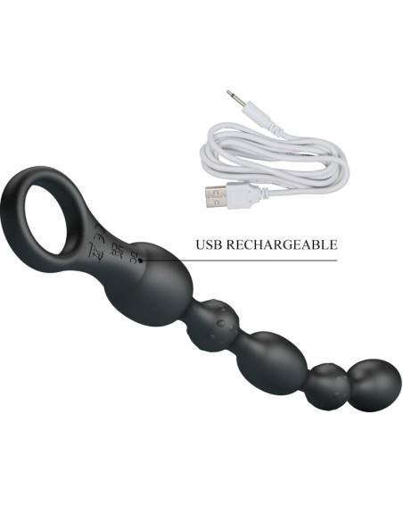 PRETTY LOVE VAN BOLAS ANALES 10 VIBRACIONES RECARGABLE SILICONA