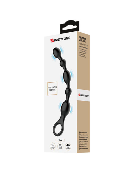 PRETTY LOVE VAN BOLAS ANALES 10 VIBRACIONES RECARGABLE SILICONA
