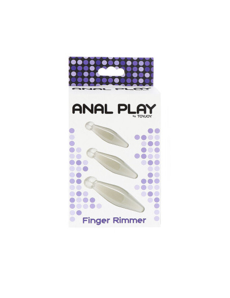 TOYJOY ANAL PLAY RIMMER DE DEDO 3 PIEZAS TRANSPARENTE TOYJOY ANAL PLAY RIMMER DE DEDO 3 PIEZAS TRANSPARENTE