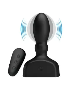 MR PLAY PLUG ANAL HINCHABLE NEGRO CONTROL REMOTO