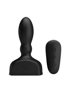MR PLAY PLUG ANAL HINCHABLE NEGRO CONTROL REMOTO 2