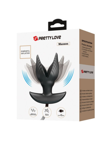 PRETTY LOVE PLUG ANAL INFLABLE RECARGABLE