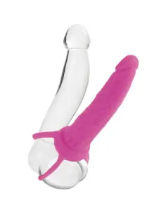 CALEXOTICS DUAL PENETRATOR DILDO CON ARNES ROSA