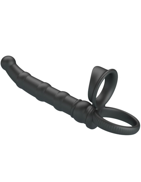 PRETTY LOVE TATUM ANILLO VIBRADOR PENE CON PLUG 10 VIBRACIONES NEGRO PRETTY LOVE TATUM ANILLO VIBRADOR PENE CON PLUG 10 VIBRACIONES NEGRO