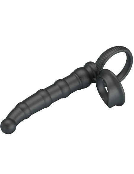 PRETTY LOVE TATUM ANILLO VIBRADOR PENE CON PLUG 10 VIBRACIONES NEGRO PRETTY LOVE TATUM ANILLO VIBRADOR PENE CON PLUG 10 VIBRACIONES NEGRO