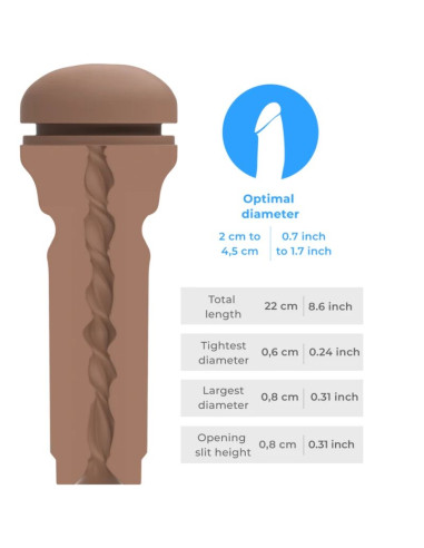 KIIROO FEEL STROKER MASTURBADOR TRASERO EXTRA APRETADO MULATO