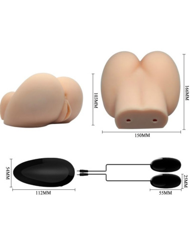 CRAZY BULL VAGINA Y ANO REALISTICOS CON VIBRACION POSICION 6