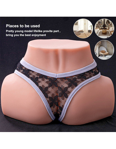 XISE TRACY VIBRATING MASTURBADOR VAGINA Y ANO REALISTICO MULTIPOSICION CON VIBRACION