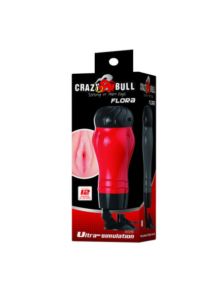 CRAZY BULL FLORA VAGINA CON BASE MASTURBADOR CRAZY BULL FLORA VAGINA CON BASE MASTURBADOR