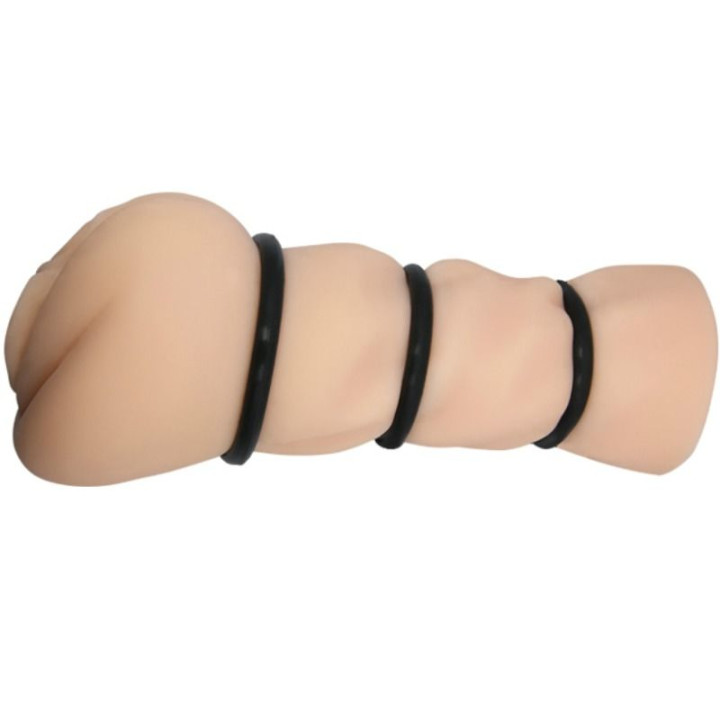 CRAZY BULL VAGINA MASTURBADOR CON ANILLOS