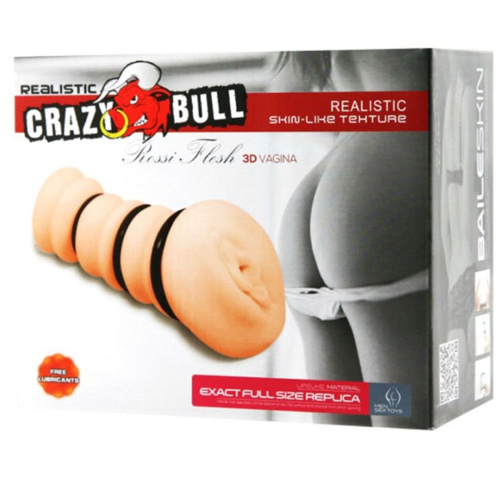 CRAZY BULL MASTURBADOR CON ANILLOS MODELO VAGINA 2
