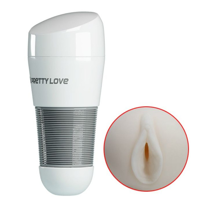 PRETTY LOVE KITTY MASTURBADOR BLANCO VAGINA