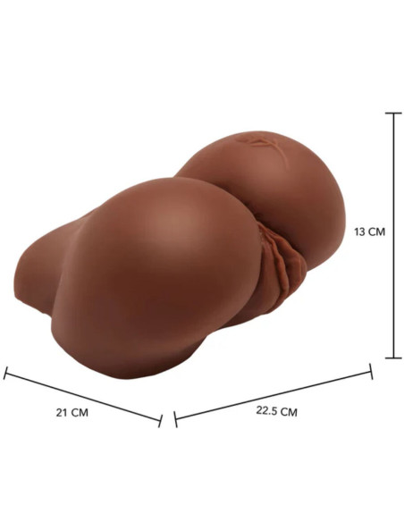 ACT BIG ASS MASTURBADOR REALISTA CON VIBRADOR MARRON ACT BIG ASS MASTURBADOR REALISTA CON VIBRADOR MARRON