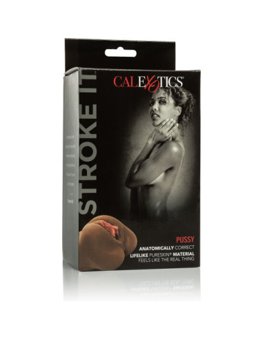 CALEXOTICS STROKE IT MASTURBADOR VAGINA MARRON