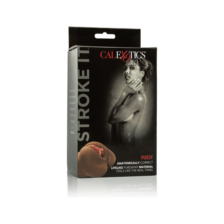 CALEXOTICS STROKE IT MASTURBADOR VAGINA MARRON