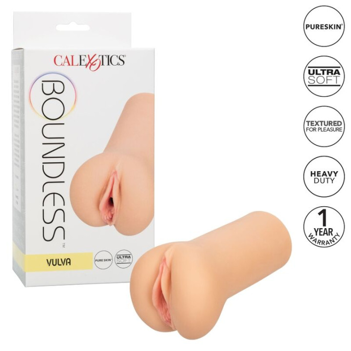 CALEXOTICS BOUNDLESS VULVA MASTURBADOR TONO LIGHT