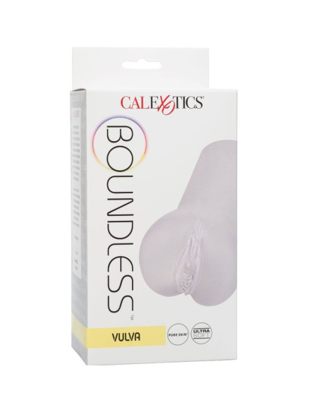 CALEXOTICS BOUNDLESS VULVA MASTURBADOR TRANSPARENTE CALEXOTICS BOUNDLESS VULVA MASTURBADOR TRANSPARENTE