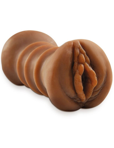 FETISH FANTASY EXTREME MASTURBADOR REALISTICO DOBLE ENTRADA VAGINA ANO MARRON