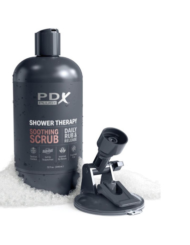 PDX PLUS MASTURBADOR STROKER DISENO DISCRETO DE BOTE CHAMPU SOOTHING SCRUB CARAMELO