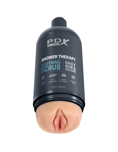 PDX PLUS MASTURBADOR STROKER DISENO DISCRETO DE BOTE CHAMPU SOOTHING SCRUB