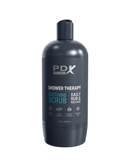 PDX PLUS MASTURBADOR STROKER DISENO DISCRETO DE BOTE CHAMPU SOOTHING SCRUB