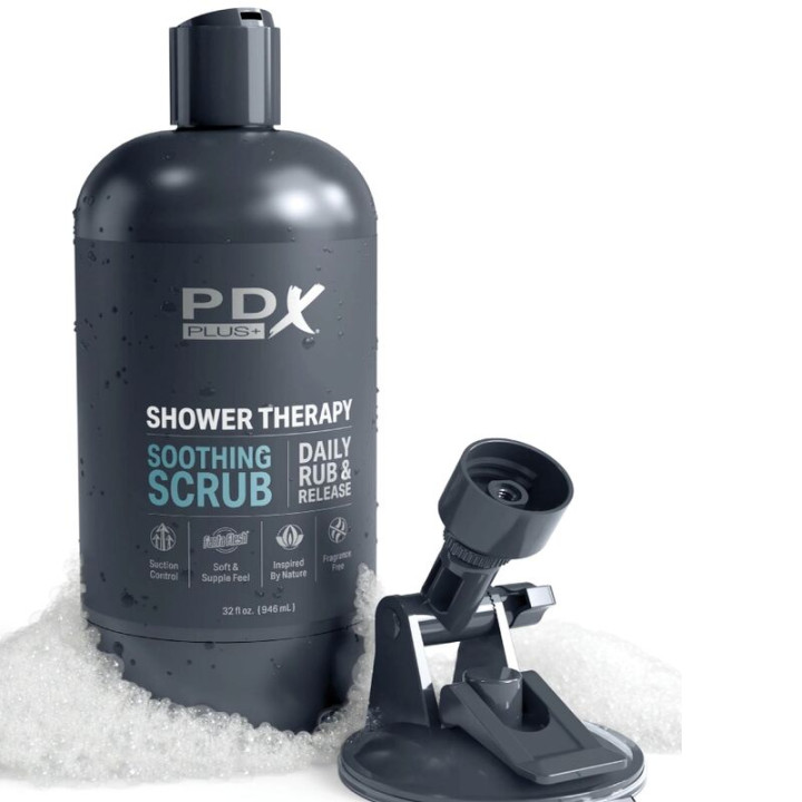 PDX PLUS MASTURBADOR STROKER DISENO DISCRETO DE BOTE CHAMPU SOOTHING SCRUB