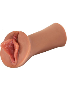 FETISH FANTASY EXTREME MASTURBADOR MASCULINO SILICONA LUSCIOUS LIPS CARAMELO 2