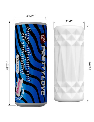 PRETTY LOVE LATA MASTURBADOR MASCULINO 3D MODELO 2