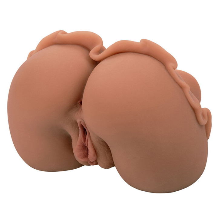 CALEXOTICS THE HOMECOMING QUEEN DOBLE MASTURBADOR REALISTICO CARAMELO