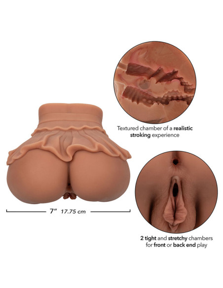 CALEXOTICS THE HOMECOMING QUEEN DOBLE MASTURBADOR REALISTICO CARAMELO CALEXOTICS THE HOMECOMING QUEEN DOBLE MASTURBADOR REALISTICO CARAMELO