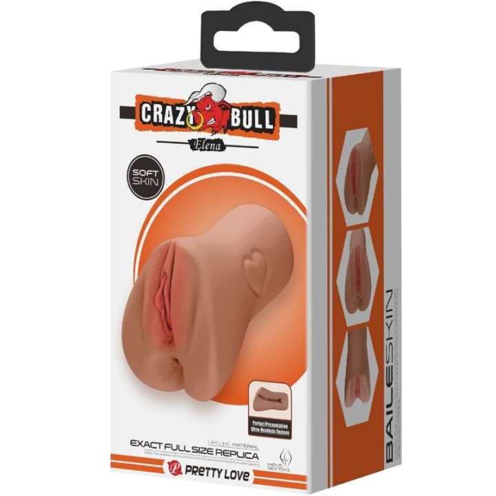 CRAZY BULL SCARLET VAGINA Y ANO DISENO CON UN CORAZON NATURAL