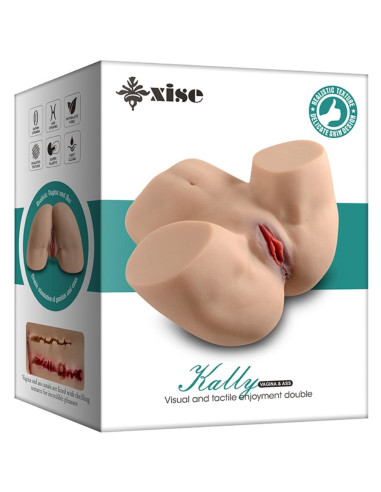 XISE KALLY MASTURBADOR VAGINA Y ANO REALISTICO MULTIPOSICION