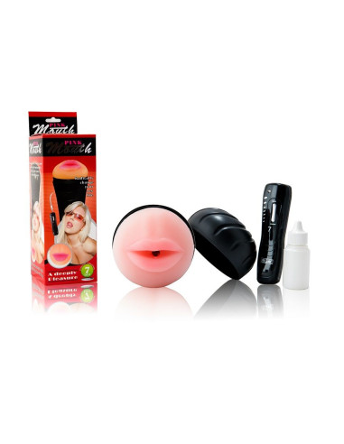 BAILE BOCA MASTURBADOR CON VIBRADOR 7 RITMOS