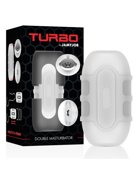 JAMYJOB TURBO MASTURBADOR DOBLE JAMYJOB TURBO MASTURBADOR DOBLE