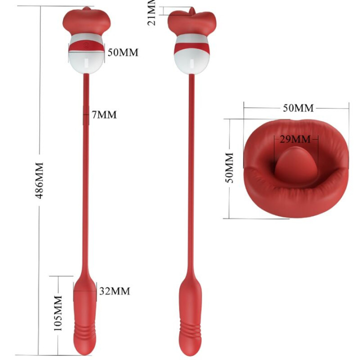 PRETTY LOVE ASHLYNN MASTURBADOR BOCA ROJO