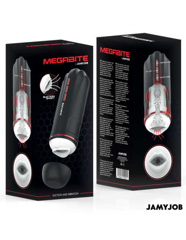 JAMYJOB MEGABITE MASTURBADOR BOCA AUTOMTICO 5 MODOS ONDAS ESTIMULADORAS Y VIBRACION