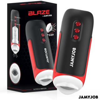 JAMYJOB BLAZE MASTURBADOR BOCA AUTOMTICO 5 MODOS ONDAS ESTIMULADORAS Y VIBRACION