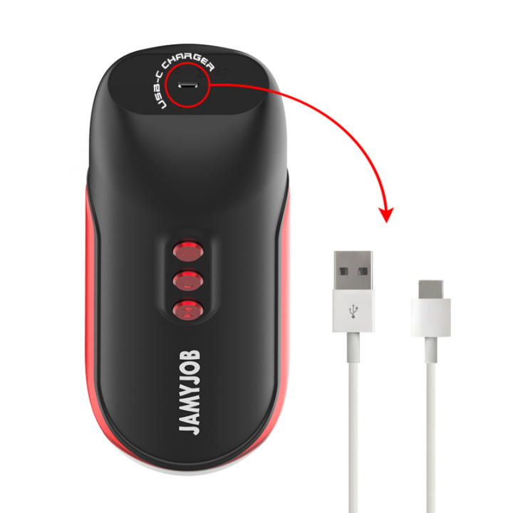 JAMYJOB BLAZE MASTURBADOR BOCA AUTOMTICO 5 MODOS ONDAS ESTIMULADORAS Y VIBRACION