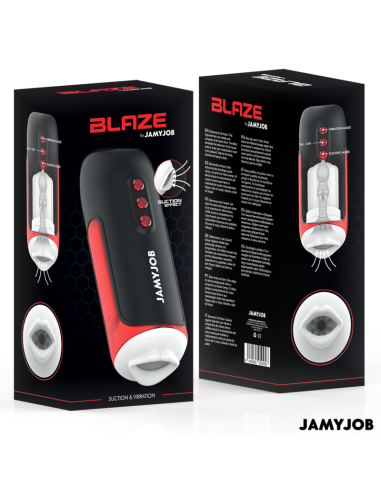JAMYJOB BLAZE MASTURBADOR BOCA AUTOMTICO 5 MODOS ONDAS ESTIMULADORAS Y VIBRACION