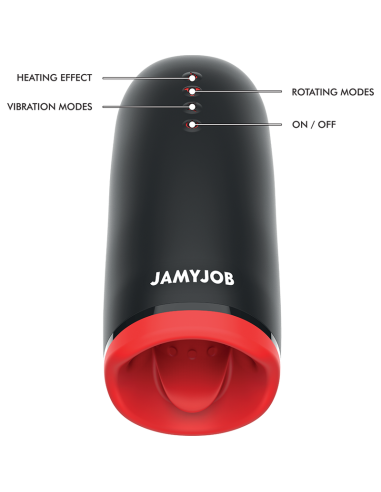 JAMYJOB SPIN X MASTURBADOR CON ROTACION Y FUNCION CALOR