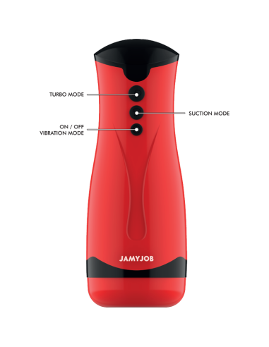 JAMYJOB MASTURBADOR DE SUCCION Y VIBRACION DAMERON