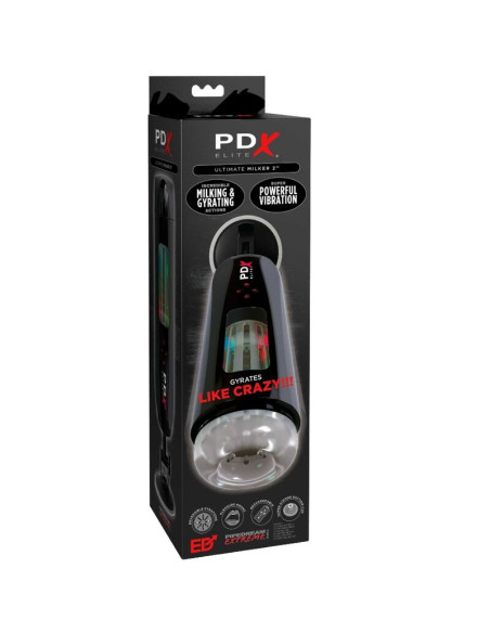 PDX ELITE MASTURBADOR STROKER ULTIMATE MILKER 2 GIRATORIO Y VIBRADOR PDX ELITE MASTURBADOR STROKER ULTIMATE MILKER 2 GIRATORIO Y VIBRADOR