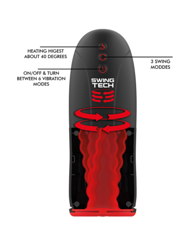 JAMYJOB SWING R MASTURBADOR DE CALOR OSCILACION Y VIBRACION