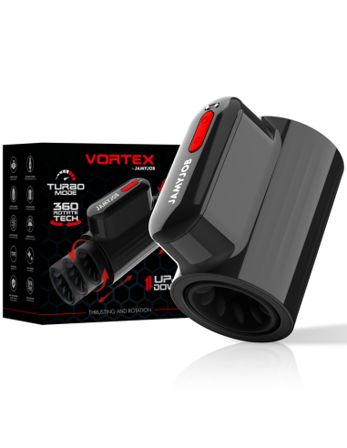 JAMYJOB VORTEX MASTURBADOR TURBO CON EMPUJE Y ROTACION 360 UP AND DOWN