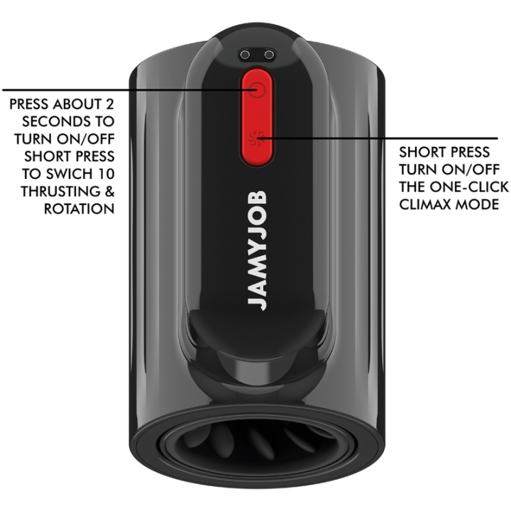 JAMYJOB VORTEX MASTURBADOR TURBO CON EMPUJE Y ROTACION 360 UP AND DOWN